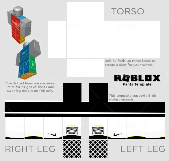 Make custom roblox shirts and pants by Emantheheman Fiverr
